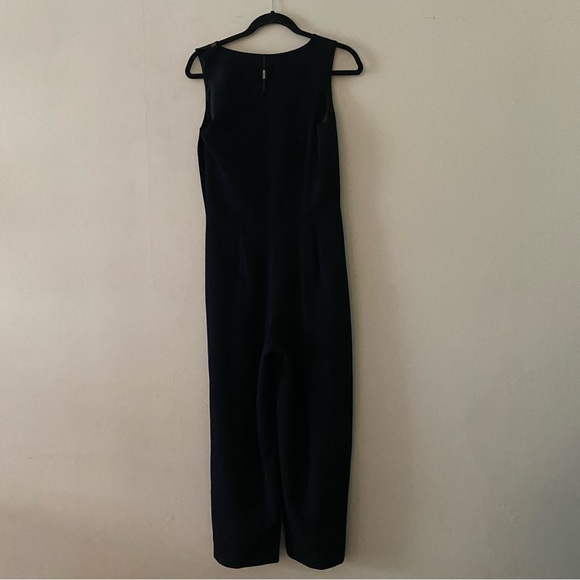 Massimo Dutti Blue jumpsuit with side button detail - Picture 4 of 12